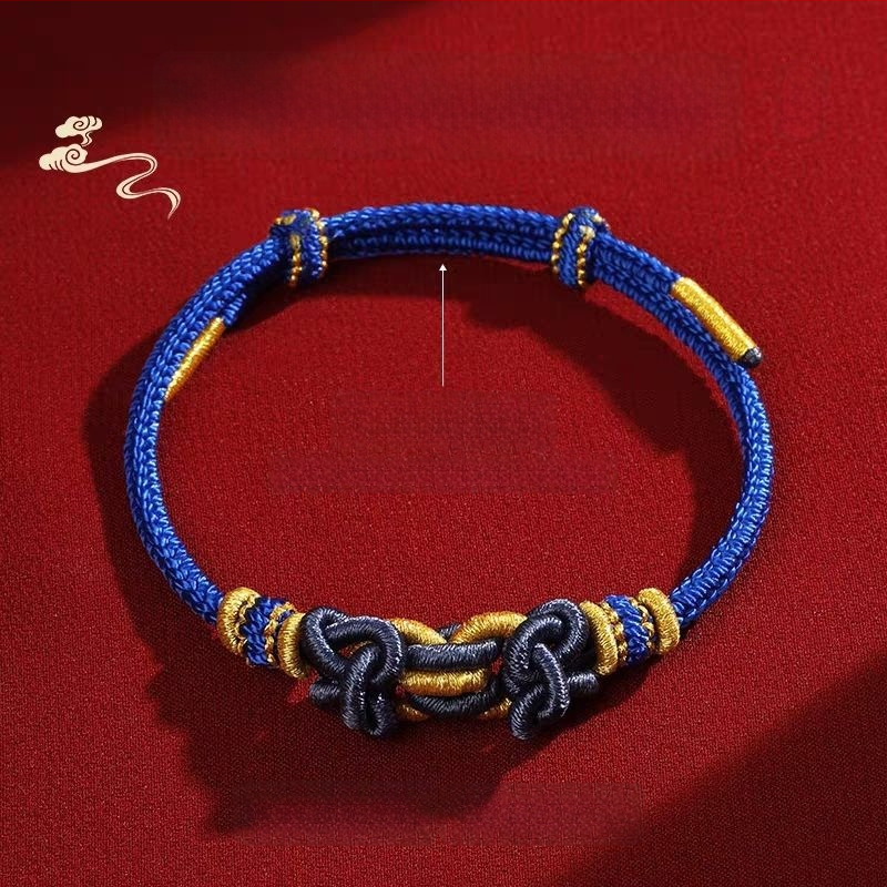 Käsitsi kootud köis käevõru, etnilise stiiliga, unisex, suve 2025 väljaanne