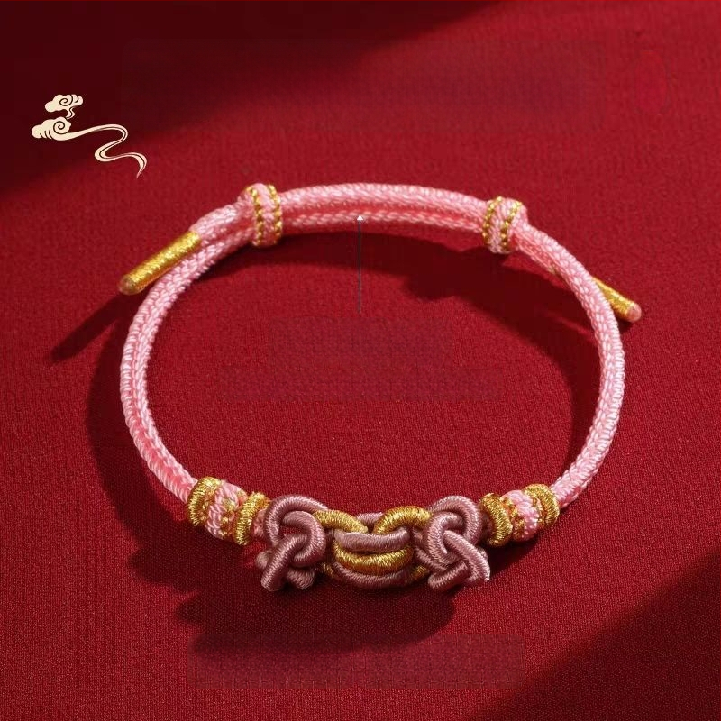 Käsitsi kootud köis käevõru, etnilise stiiliga, unisex, suve 2025 väljaanne