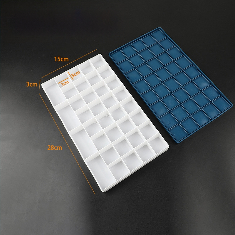 Box na farby pre študentov (Soft-Cover séria) — plastový, obdĺžnikový, 10/12/24/36 priehradiek, Xupeng