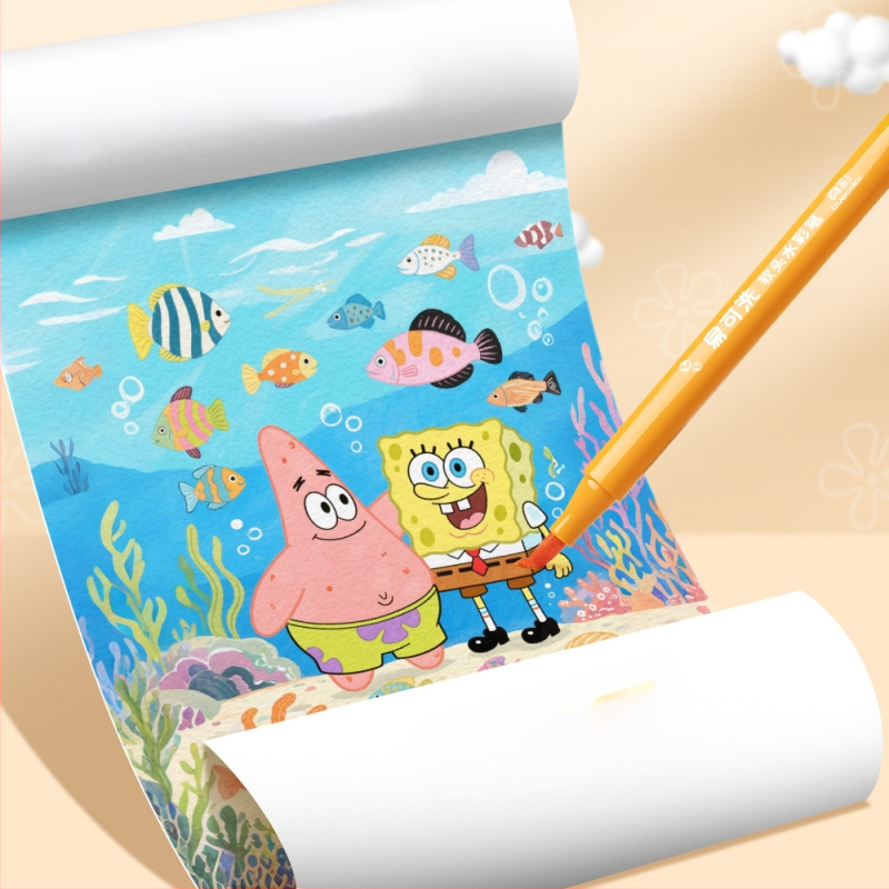 True Color akrüülmarker — pehme ots, akvarellistiil, korduvkasutatav pliiats lastele ja kooliprojektide jaoks