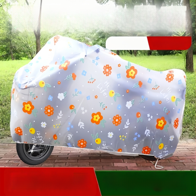 Elektro transporto dangtis - sutirštintas, permatomas, animacinio stiliaus, atsparus vandeniui