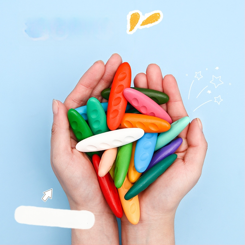 Alive a992 Laste vahakriidid plastikukorpusega komplekt karbis joonistamiseks