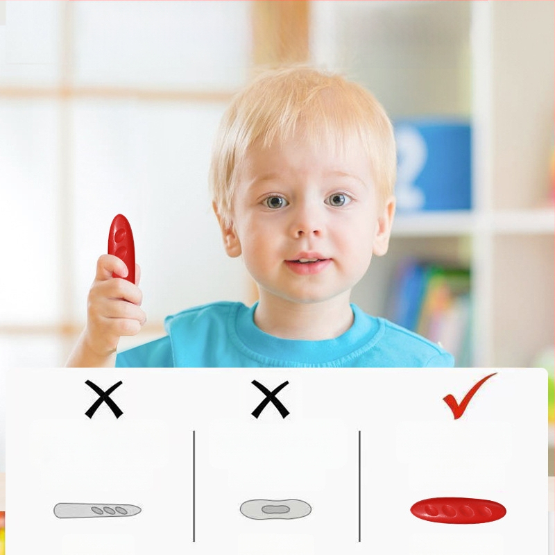 Laste plastist kriidid graffiti joonistamiseks, pähkli-kujuline kuju, ovaalne korpus, Kriidid seeria, logotipi trükkimine, kohandamine saadaval