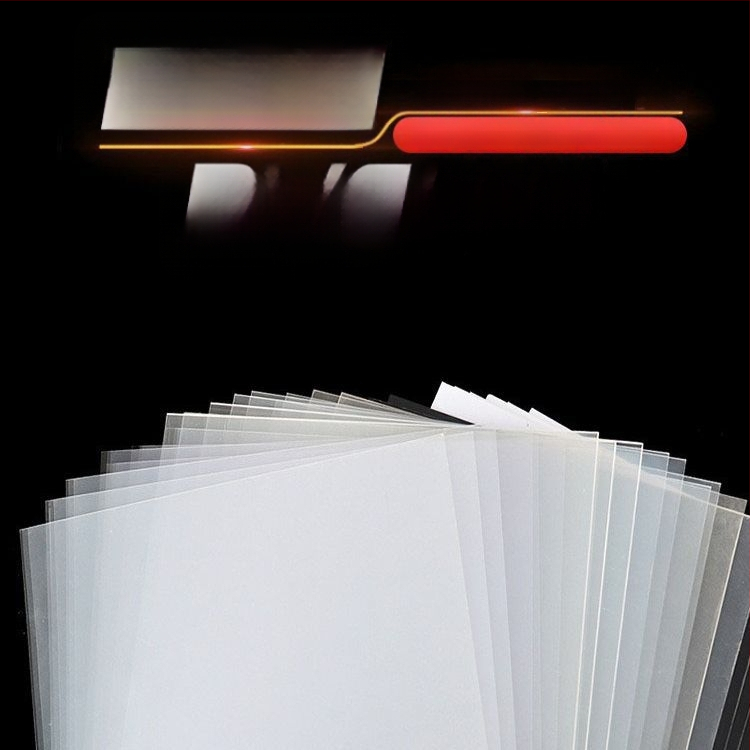 PVC/PET/PC/PP plaadid – läbipaistvad ja poolläbipaistsed pinnad; paksus 0,08–3,0 mm; trükkimiseks; bränd Dale 725-02