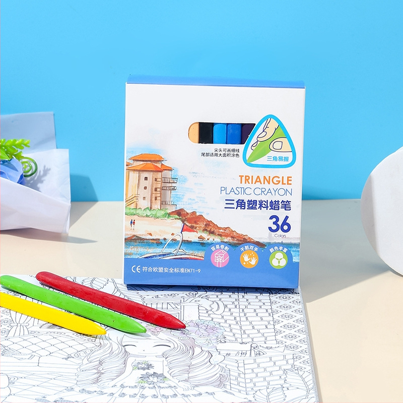 Laste kolmnurkne plastmassist vaha pliiatsid – pühkitavad, ilma trükitud logota, ilma impordita