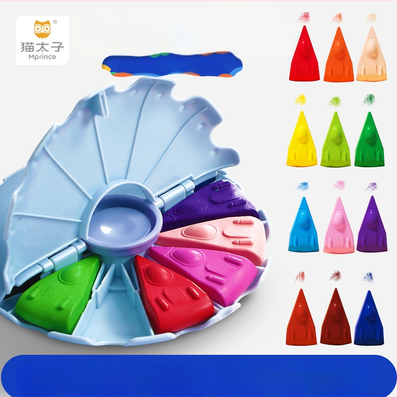 Laste pestavad, vees lahustuvad joonistamispulgad – õhuke ots, plastikust korpus, mudel M5007/M5006, kustutatavad