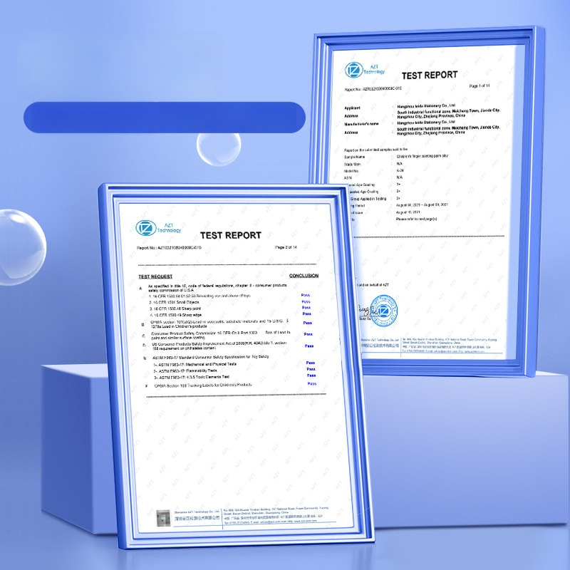 Sõrmejoon tintpad – Reverse kaubamärk, akvarellikomplekt, karp 24 tükki, sobib sünnipäevaks, IP-luba: Ei