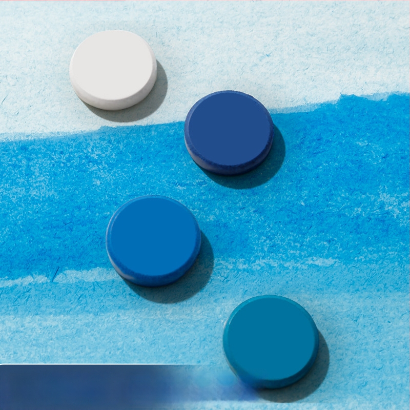 Truecolor akvarelide pigmendi komplekt – tahke pulber, 36 ühikut