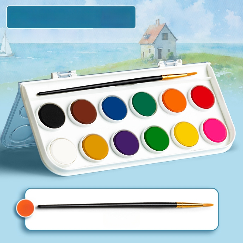 Truecolor akvarelide pigmendi komplekt – tahke pulber, 36 ühikut