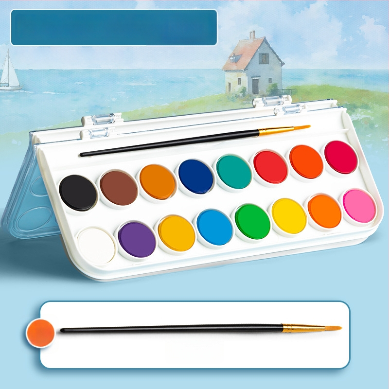 Truecolor akvarelide pigmendi komplekt – tahke pulber, 36 ühikut