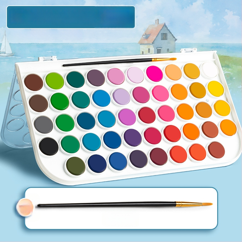 Truecolor akvarelide pigmendi komplekt – tahke pulber, 36 ühikut