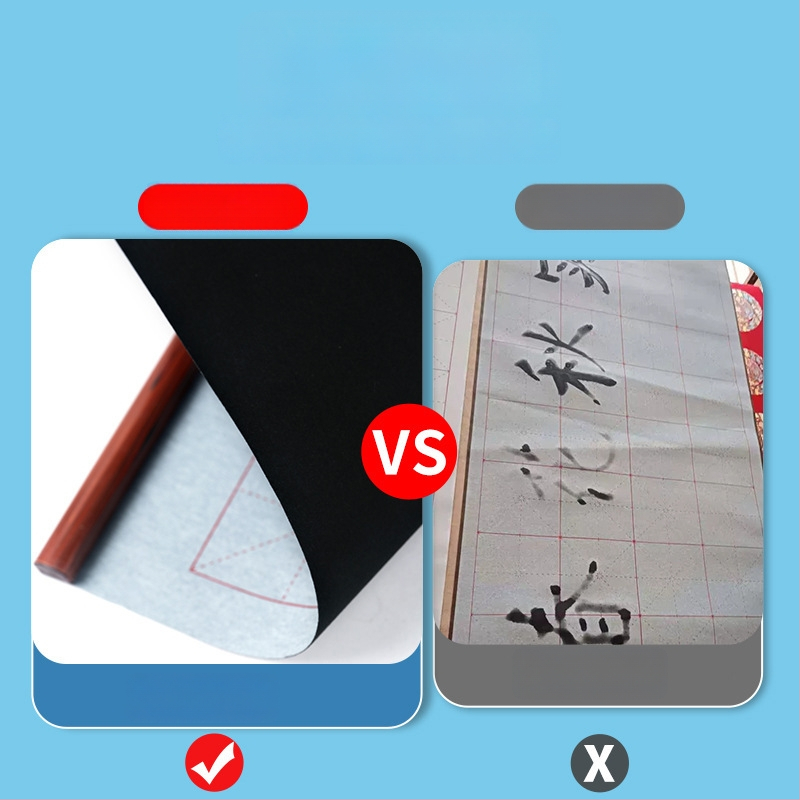 Kaligrafijos praktikos rinkinys - vandens rašymo serija, neaustas medžiagos, nešiojamas saugojimo ritinėlis, įskaičiuota šepetėlis ir dažų indelis