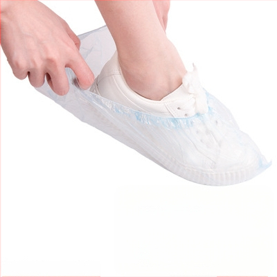 Vienkartiniai avalynės dangteliai, 100 vnt, medžiaga: plastikas PE/polietilenas, dulkių apsauga, suaugusiems, galiojimo laikas 60 mėnesių