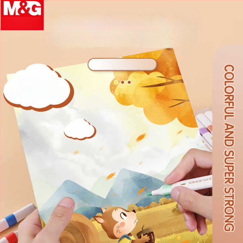 Akrüülmarker pliiats lastele ja õpilastele, Morning light, mudel T80C4, sobiv akvarellidele, stackable