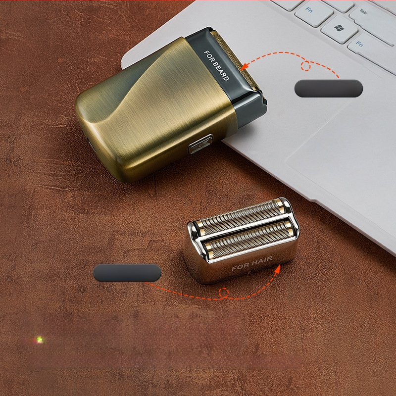 RUIBO Elektriline juukselõikur ja habemen, hõljuva peaga ja kahe teraga, märg- või kuivas kasutuses, 90+ minutit akut, 2-tunnine laadimine