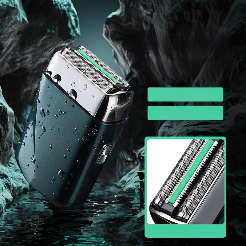 RUIBO Elektriline juukselõikur ja habemen, hõljuva peaga ja kahe teraga, märg- või kuivas kasutuses, 90+ minutit akut, 2-tunnine laadimine