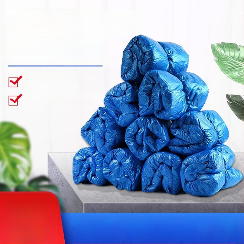 PE materjalist veekindel jalatsikaitse filmi automaatsete jalatsikaitse masinatega, koos T-lukuga, ühekordne kasutus