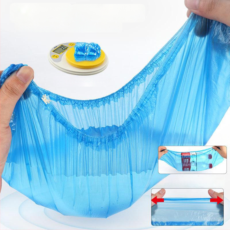 PE materjalist veekindel jalatsikaitse filmi automaatsete jalatsikaitse masinatega, koos T-lukuga, ühekordne kasutus