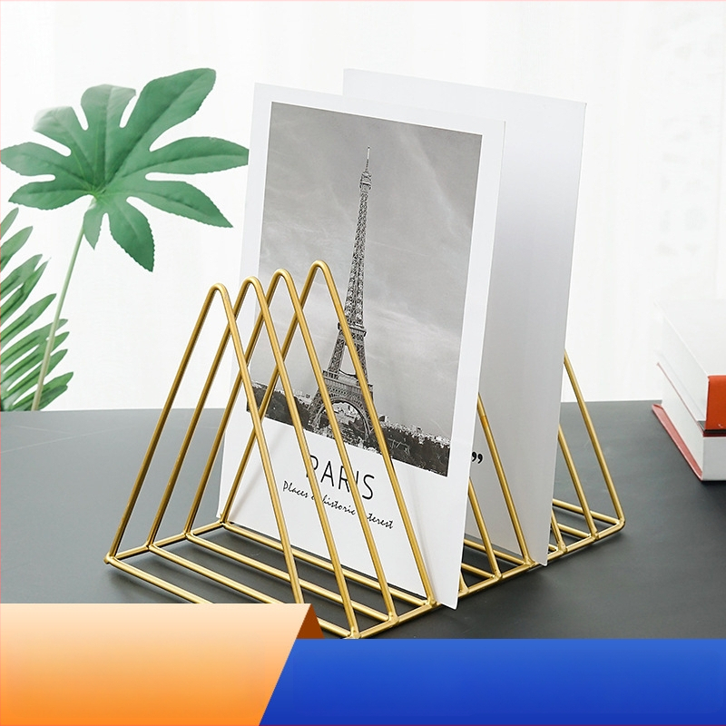 Töölaud kirjatoe hoidik, Põhjamaade minimalistlik metallidisain, mudel 8727, metallkonstruktsioon, kaal 1, sobiv koduseks sisustuseks, paviljoni muster