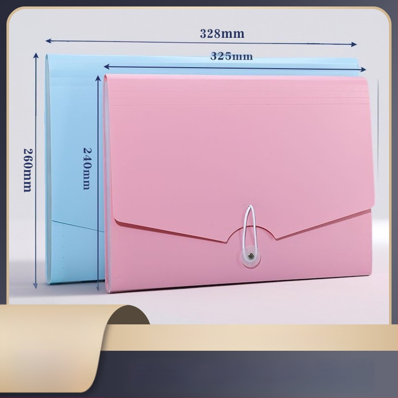 Akkordeono tipo failų organizatorius, 13 skyrių, PP plastikas, išorinis storis 0,5 mm / vidinis 0,12 mm, didelė talpa