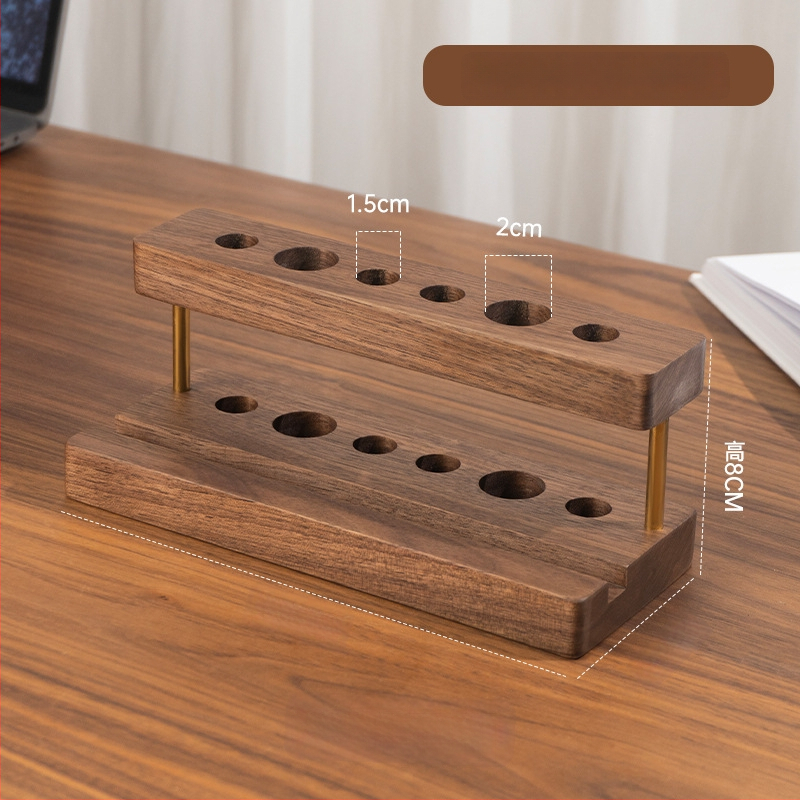 Medinis rašiklių ir šepetėlių laikiklis, arbatos ceremonijos stovas — Modelis 8044; Medžiaga: medis; Tinka dovanai: gimtadienis, apdovanojimas