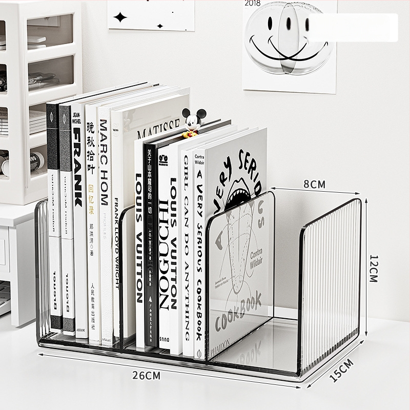 Yuetu Stalo knygų laikiklis, Modelis Book storage rack, Medžiaga: Plastikas