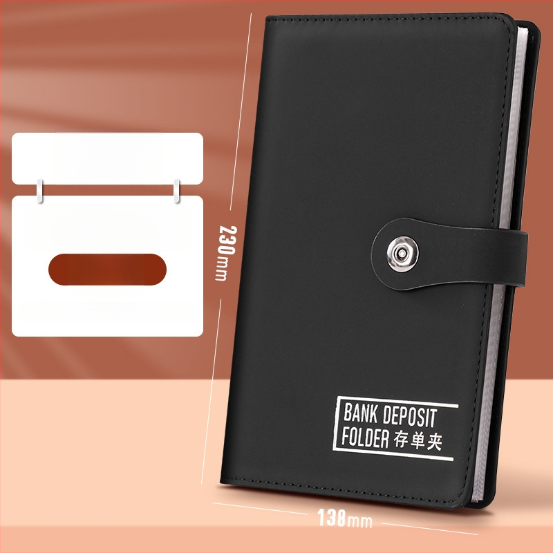 Pengyi PU odinė depozito bylų dėklas su dokumentų įterpimo lapais, spaustuvo dydis: peržiūrėkite detales, tarptautinis eksportas