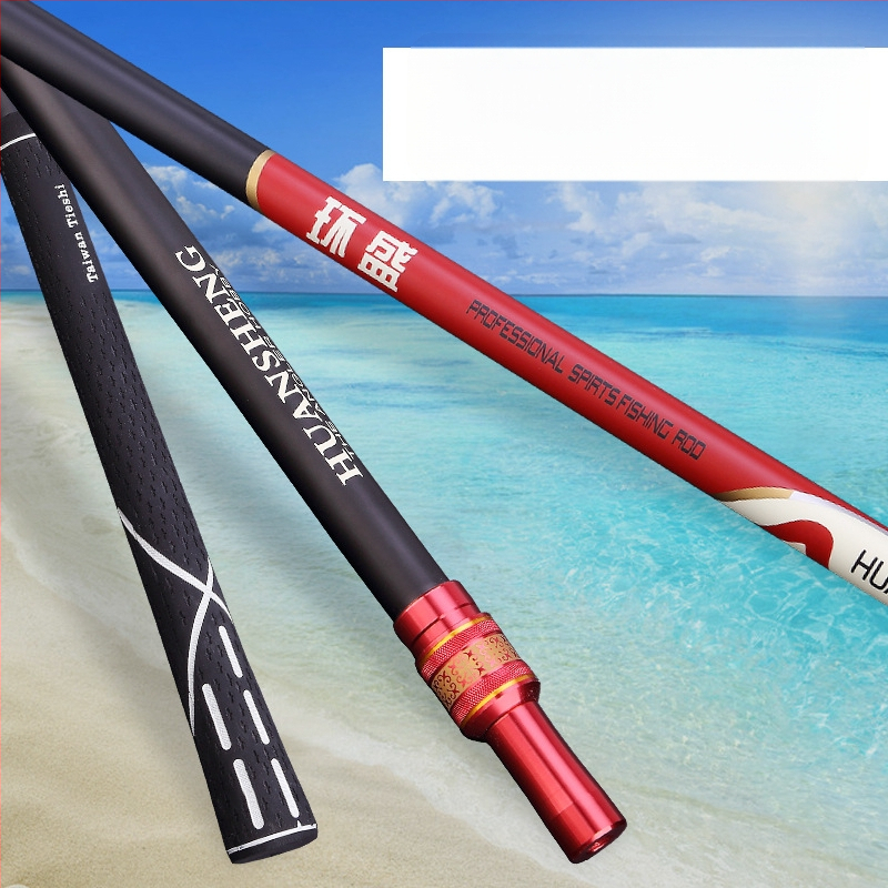 Süsinikkiust võrgupulk kalapüügi jaoks, kokkupandav, kahekordne kasutus, mitmest suunast pöörlemine