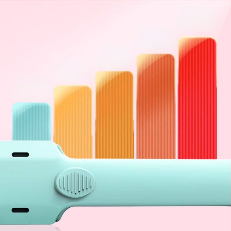 AUX/OX dviejų funkcijų plaukų tiesinimo ir garbanojimo žnyplės su turmalino keramikos plokštelėmis, šildymo laidininko skersmuo virš 31 mm, 220 V, 73 W, laidinis