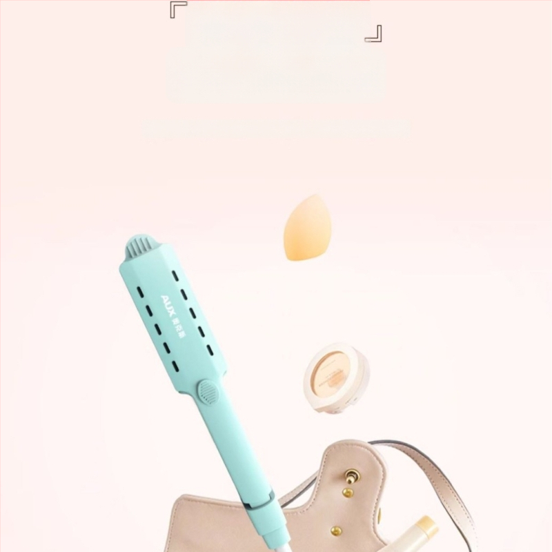 AUX/OX dviejų funkcijų plaukų tiesinimo ir garbanojimo žnyplės su turmalino keramikos plokštelėmis, šildymo laidininko skersmuo virš 31 mm, 220 V, 73 W, laidinis