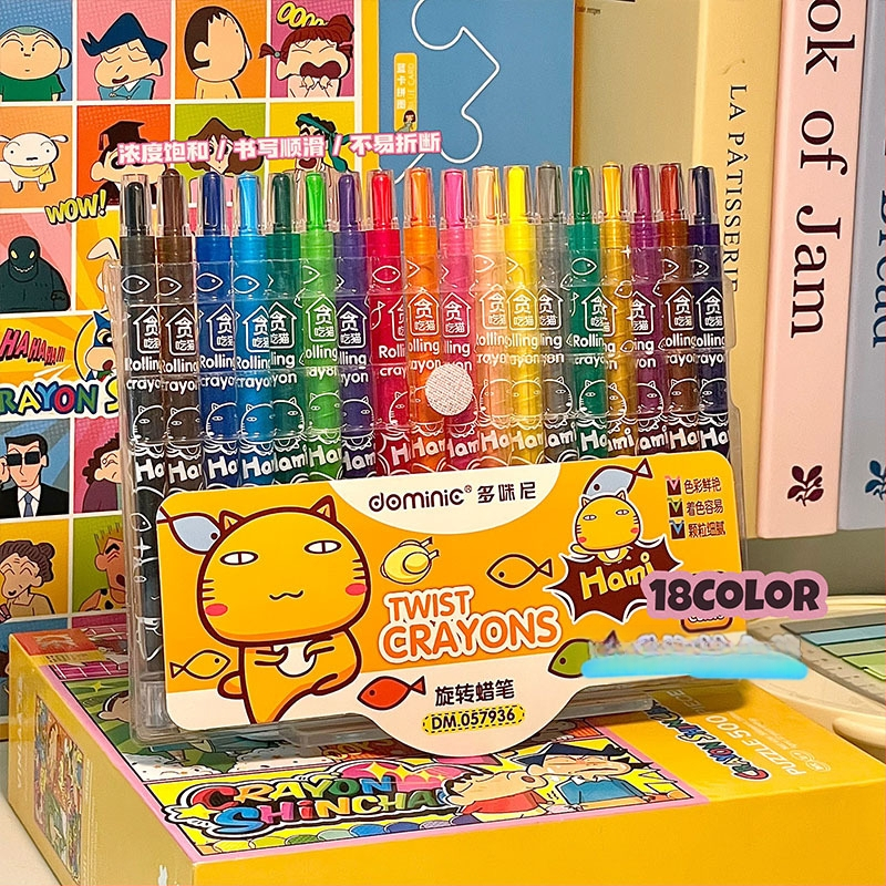 Vaha kriidide komplekt, 36 värvi, pestav lastele, mudel 0579, seeria 0579, plastikust korpus, bränd Believe in harmony