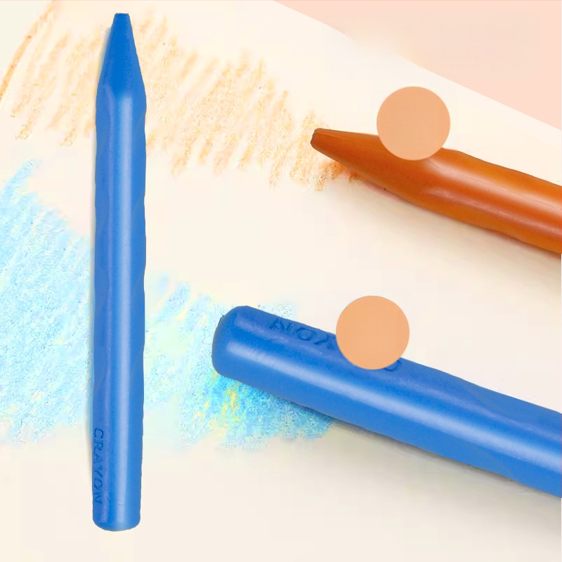 Plastmassa värvipliiatsid joonistamiseks — Qianhui ddlb, Non-dirty Hand seeria, silindriline pakk, pestav