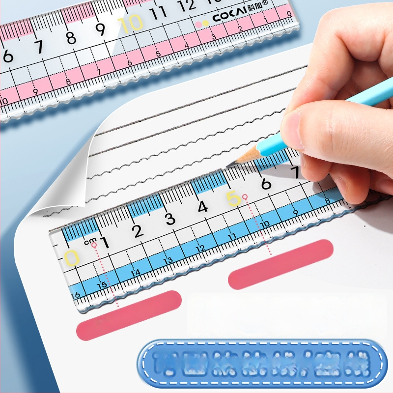 Trumparegystei atspari liniuotė, modelis K-7015-p, plastmasinė, 12 g, be logotipo