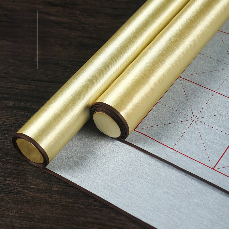 Kaligrafijos rinkinys su vandens rašymo audiniu ant ritinėlio, neausti audiniai, raštas ryžių grotelės, forma stačiakampė, prekinis ženklas Practice Every Day