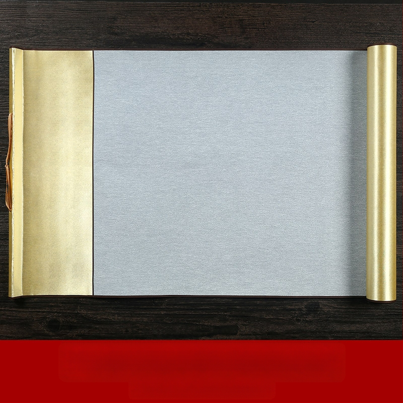 Kaligrafijos rinkinys su vandens rašymo audiniu ant ritinėlio, neausti audiniai, raštas ryžių grotelės, forma stačiakampė, prekinis ženklas Practice Every Day