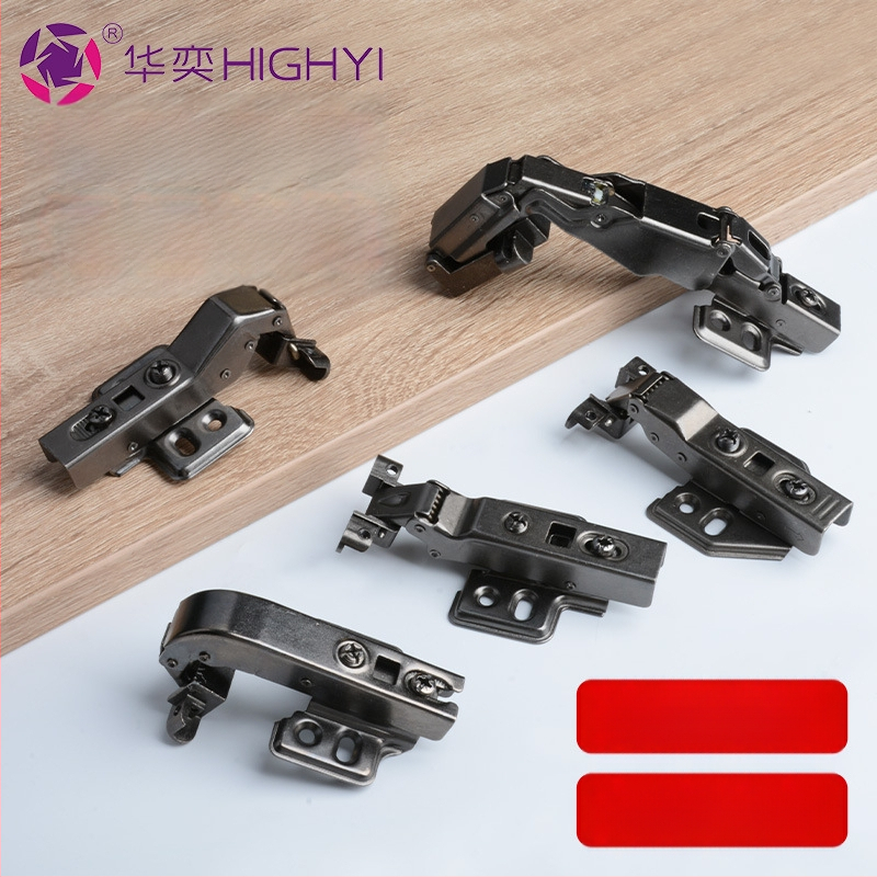 Aliuminio rėmo durų vyris – daugiakampiai kampai 30°/45°, hidraulinis amortizatorius, tinka stiklinėms durims