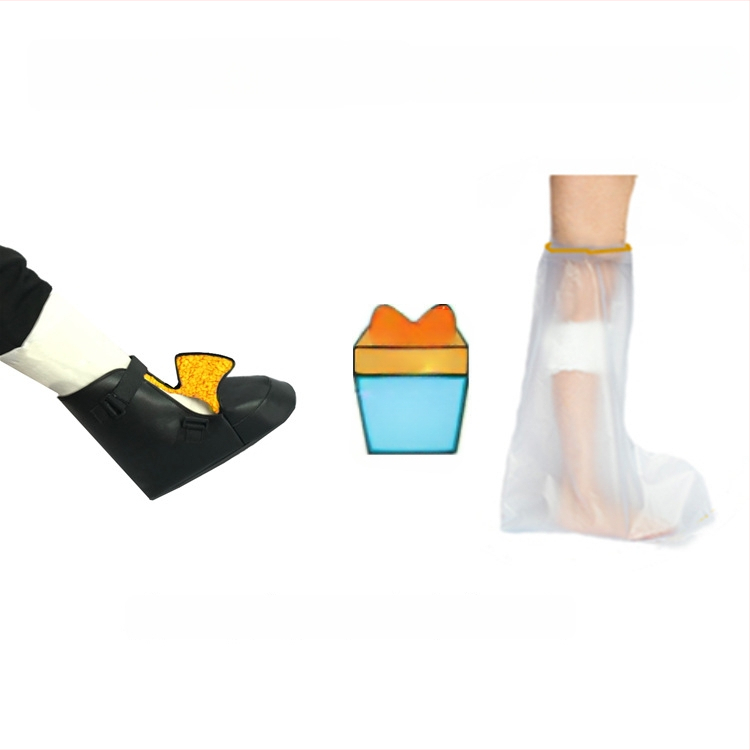 Health Protection Avalynės uždangos po lūžio reabilitacijai | Medžiaga: vasaros tinklelis, žieminis odinis šildymas | Svoris: 250 g | Skirta kojų šildymui