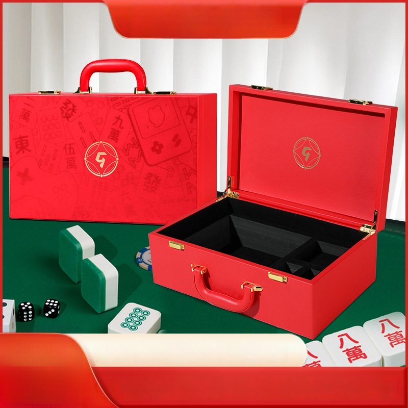 PU nahast karp žetoonidele ja lauamängudele, kohandatud kinkepakend, mudel 001, Sitong