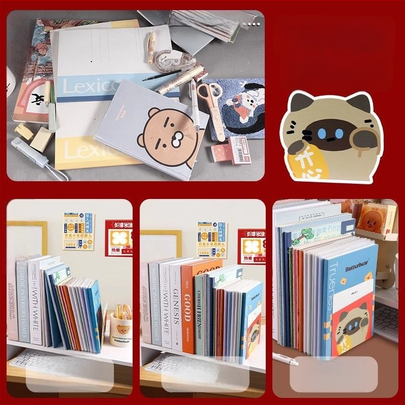 Deli Tb650 Metalo Knygų Laikiklis Stalui