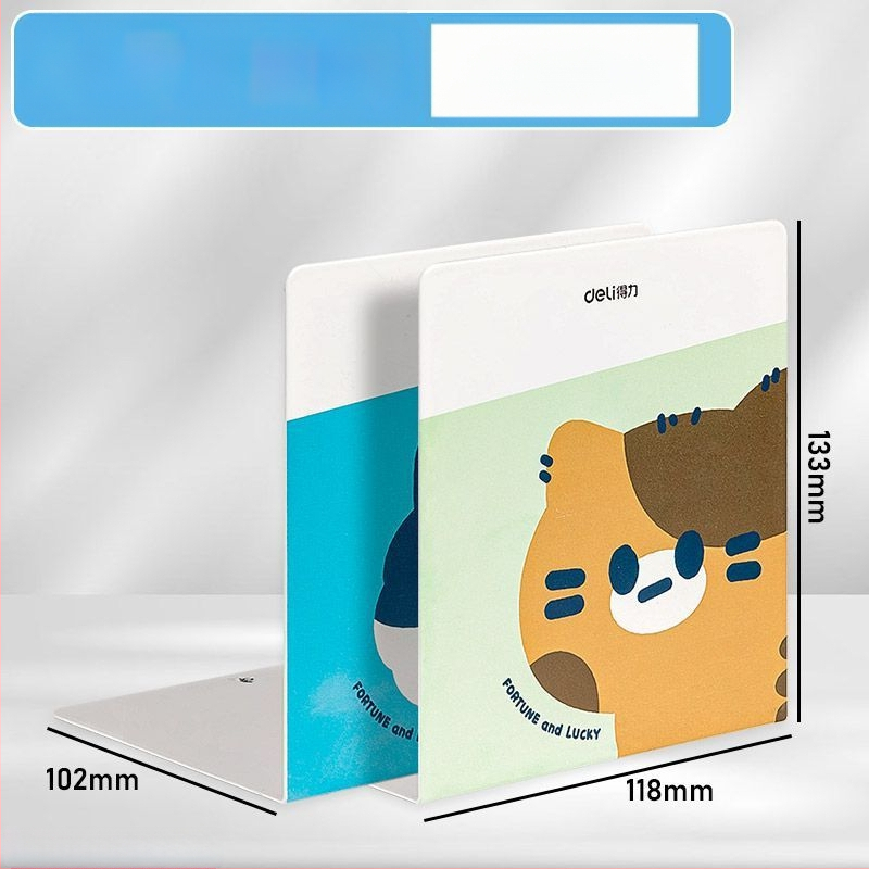 Deli Tb650 Metalo Knygų Laikiklis Stalui