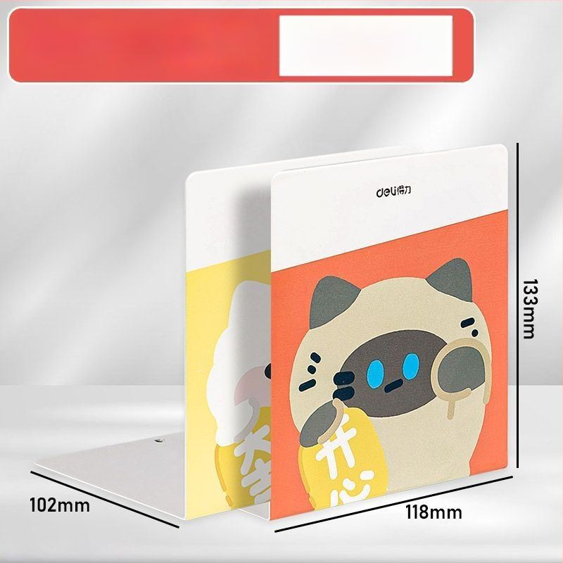 Deli Tb650 Metalo Knygų Laikiklis Stalui