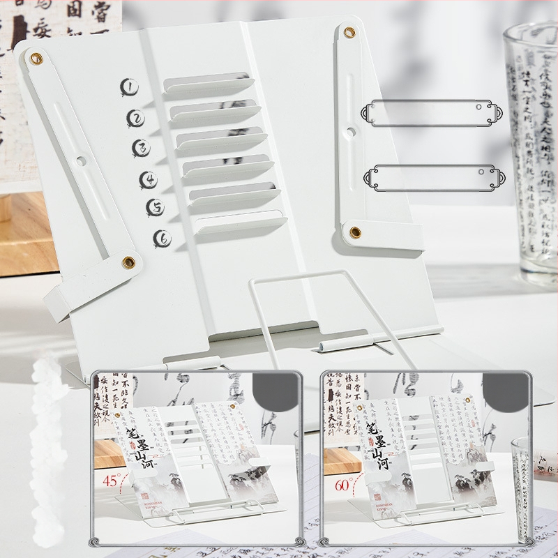 Metalinė skaitymo stovėklė su teleskopiniu reguliavimu ir nugaros atrama, modelis KBX-6229, prekės ženklas Kappa bear, medžiaga: metalas