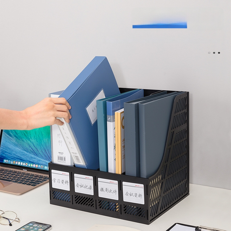 Dokumentų lentyna 9848, keturių lygių, PP medžiaga, stalinis organizatorius