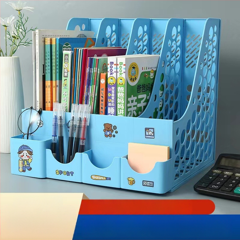 Biuro failų laikymo lentyna, 4 lygiai, modelis 8816, PP medžiaga