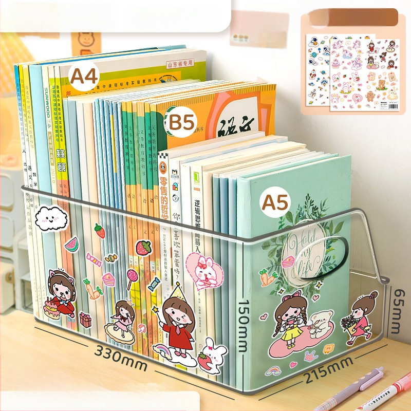 Stalo knygų laikymo dėžutė, Yoshi, modelis YKLSL, plastikas, grynasis svoris 100