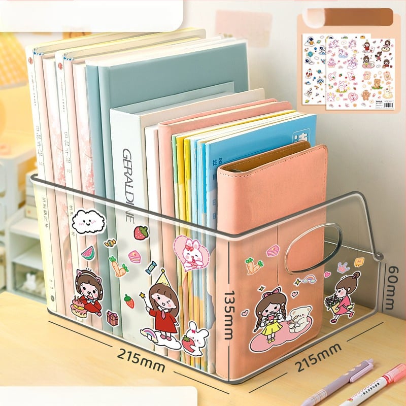 Stalo knygų laikymo dėžutė, Yoshi, modelis YKLSL, plastikas, grynasis svoris 100