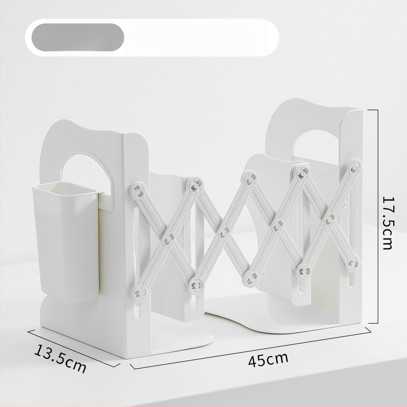 Stalo knygų laikiklis DP2409, plastikas, sulankstomas ir išsiplečiantis, grynoji masė 410 g