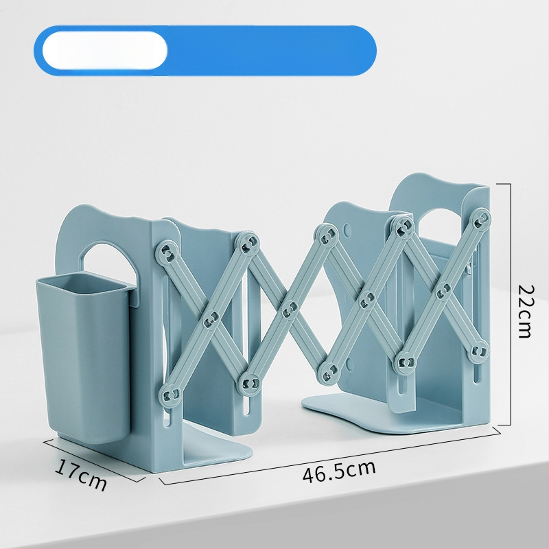 Stalo knygų laikiklis DP2409, plastikas, sulankstomas ir išsiplečiantis, grynoji masė 410 g