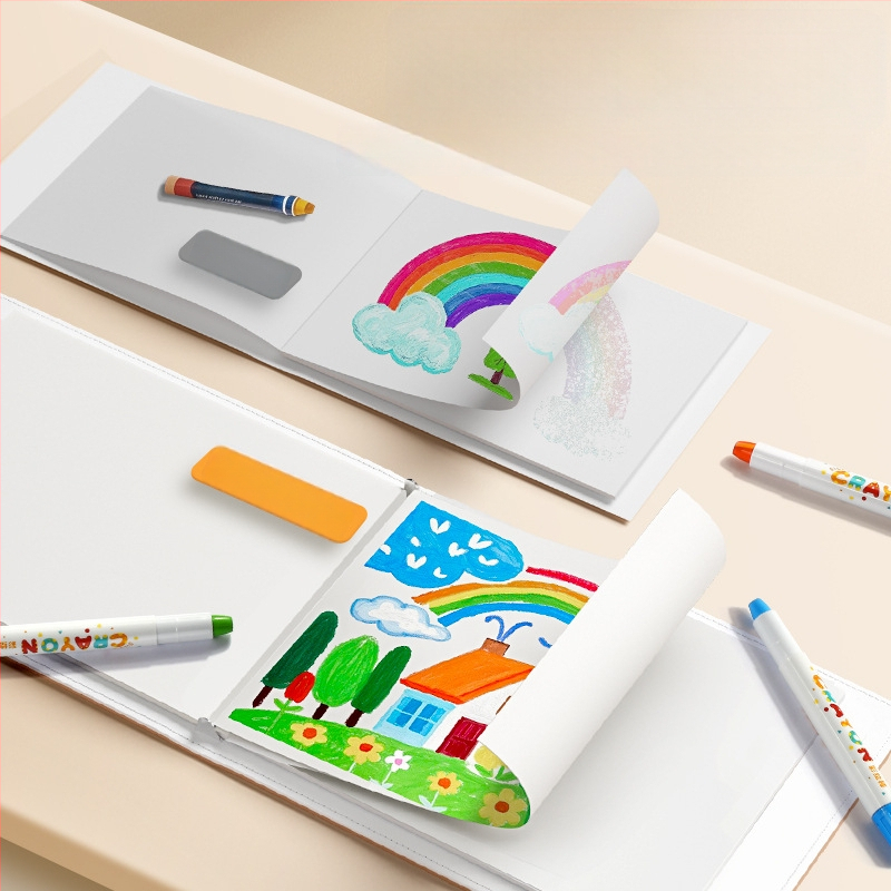 Laste pestav värvipulk Kuai Liwen, ümar keha, plastikust korpus, kustutatav, mudel: Washable paint stick, seeria: Laste joonistus krāsas