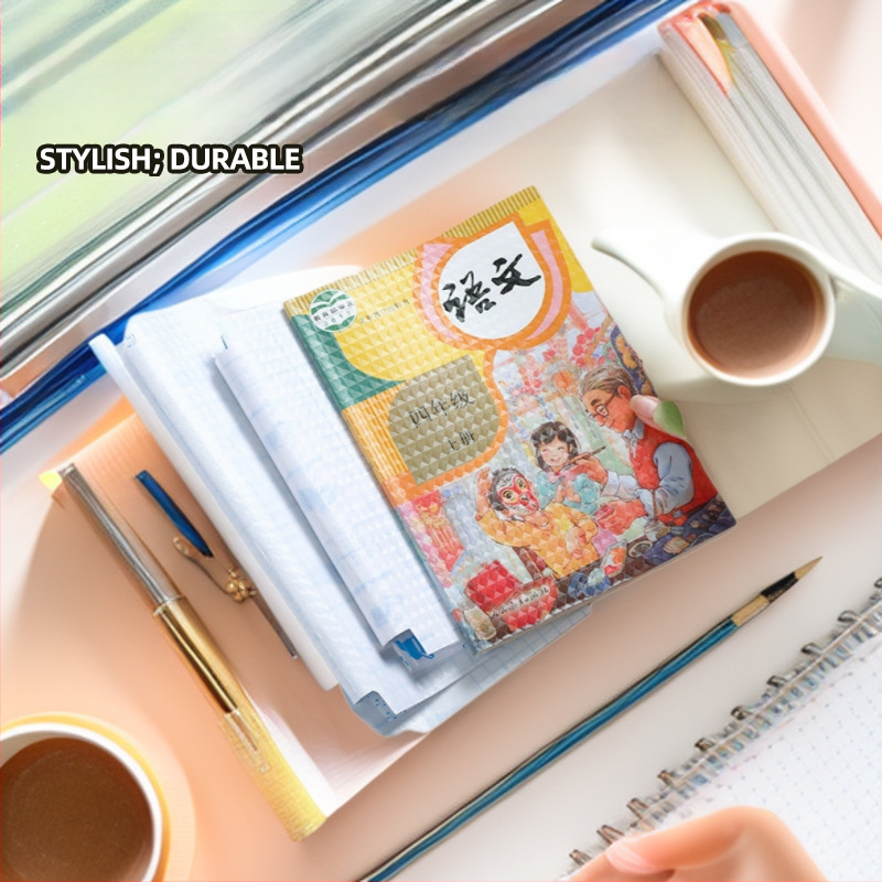 Savaime klijuojamas knygų dangtelis mokyklinėms knygoms, ekologiška CPP medžiaga, matinė arba skaidri danga, knygų apsauga